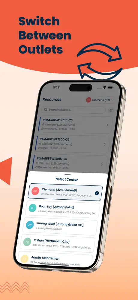 Educator app screen 1