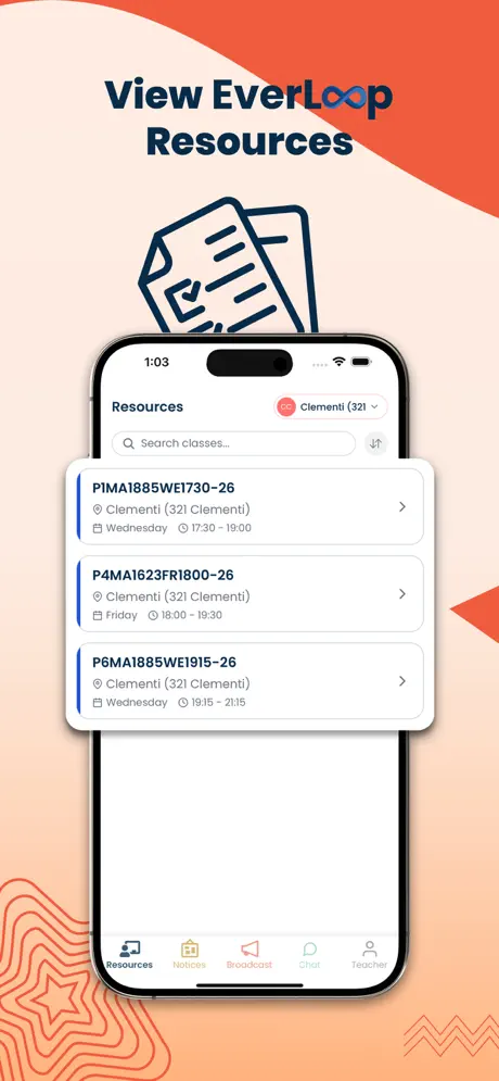 Educator app screen 8