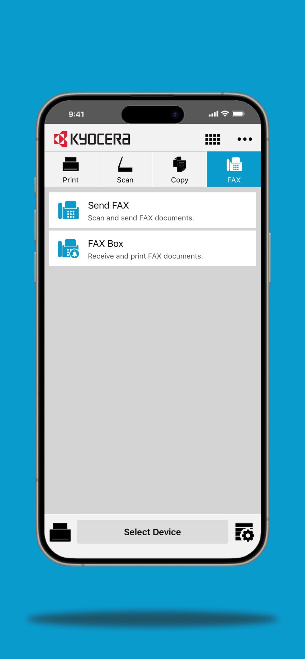 KYOCERA Mobile Print screen 4