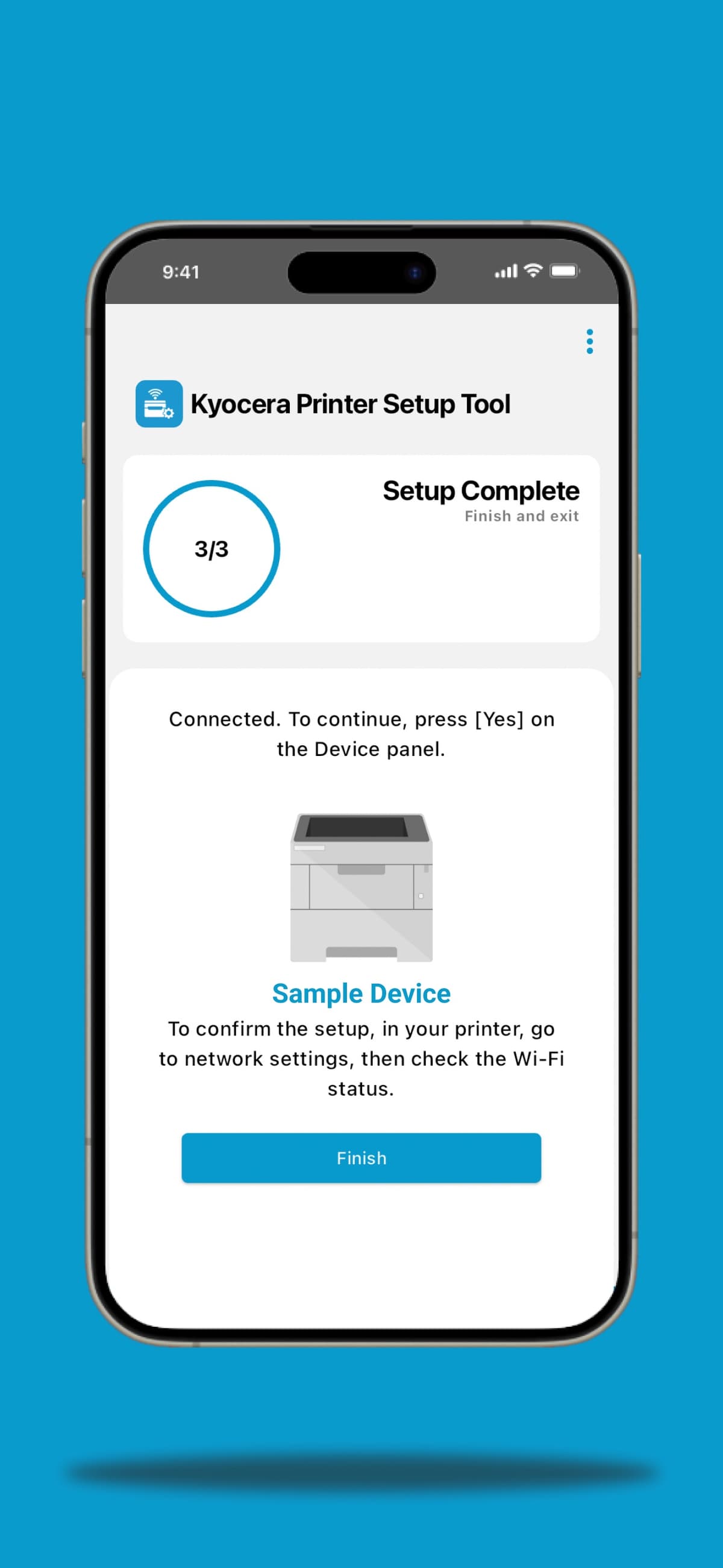 Printer Setup Tool screen 4