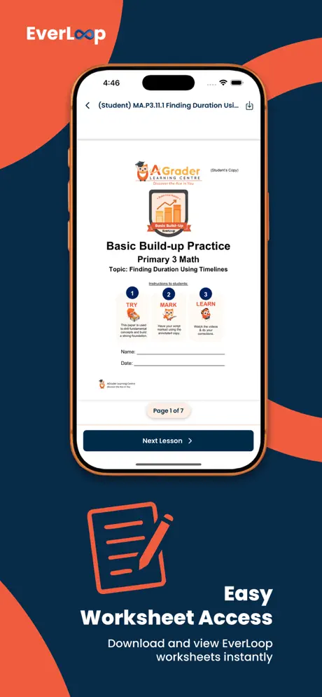 Student app screen 3